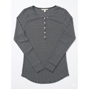 VTG Victoria's Secret Small Long Sleeve Henley Fitted Top Soft Y2K Bella Swan